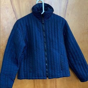 Vintage Express slim quilted puffer coat